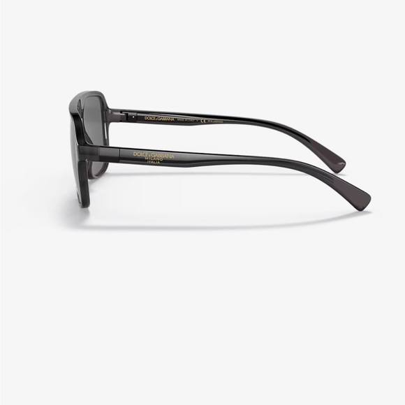 NWOT✨DOLCE&GABBANA✨ Black square polarized sunglasses w/dark grey lenses DG6134 - Picture 3 of 6